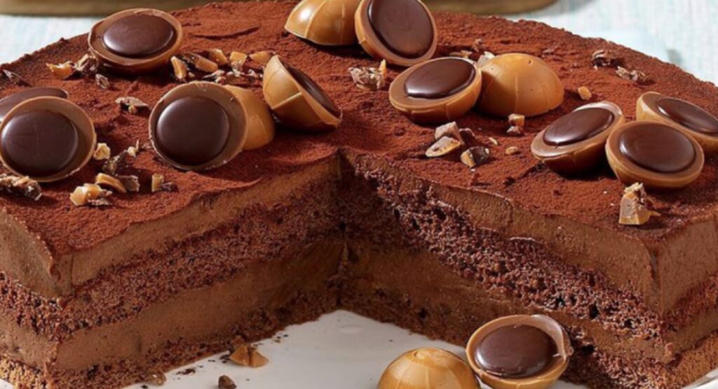 Toffifee kage, kage Toffifee