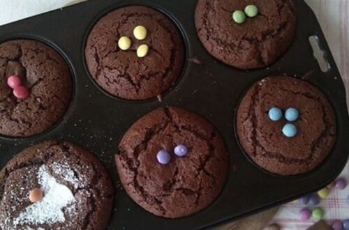 Lækre chokolademuffins til fødselsdagen